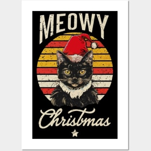 Meowy Christmas! Posters and Art